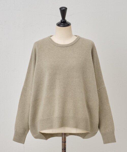 ヤク混ワイドニットプルオーバー（ニット/セーター）｜BEARDSLEY