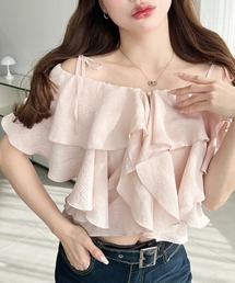 フリル ブラウス オフショルダー」に該当するファッション通販 - ZOZOTOWN