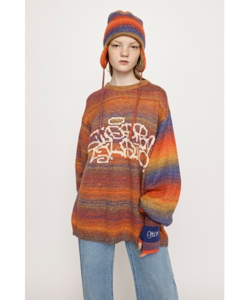SLY（スライ）の「GIDDRA STUDIO x SLY JQ SWEATER ギドラスタジオ