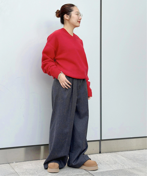 AP STUDIO（エーピーストゥディオ）の「wool Vneck Pullover（ニット