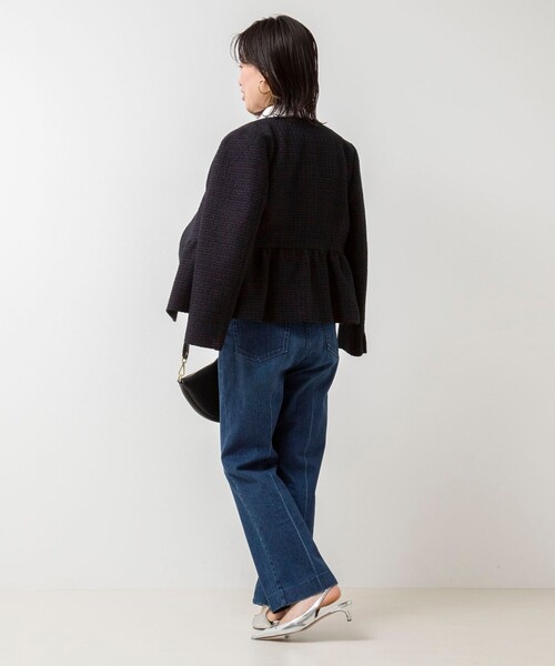 NOLLEY'S（ノーリーズ）の「ツイードノーカラージャケット（ノーカラー