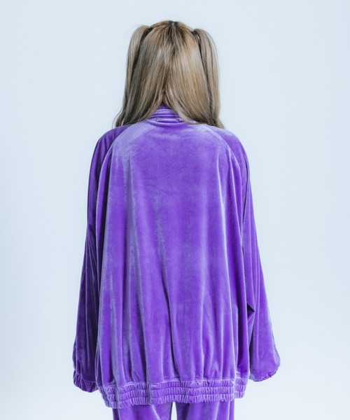 REFLEM（レフレム）の「『REFLEM/レフレム』ロゴテープベロアジャージ