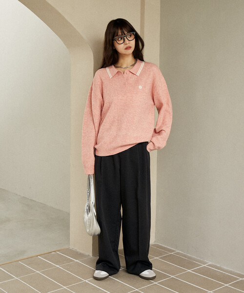 セール】MARY QUANT × PUBLUX/マリークワント 襟ライン ワンポイント