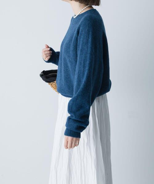 かぐれ（カグレ）の「アルパカクルーネックニット（ニット/セーター