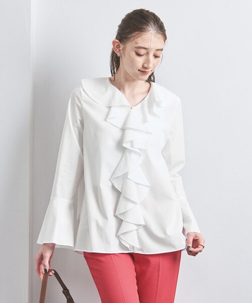 UNITED ARROWS（ユナイテッドアローズ）の「ラッフルフリル ブラウス