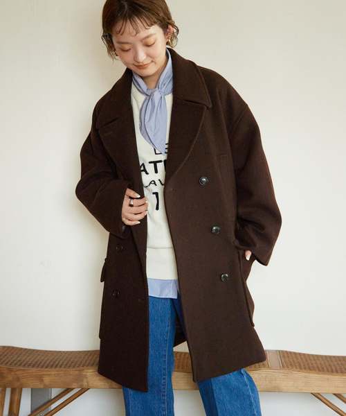 SLOBE IENA（スローブイエナ）の「T/WメルトンビックPコート