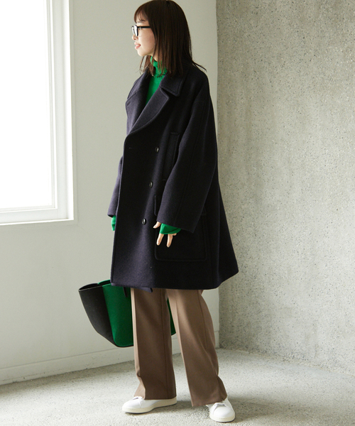 SLOBE IENA（スローブイエナ）の「T/WメルトンビックPコート