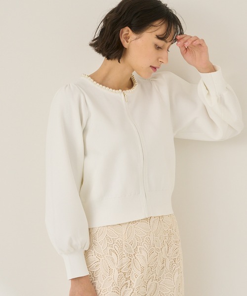 ANAYI（アナイ）の「パールブルゾン ＜手洗い可＞（ブルゾン）」 - WEAR