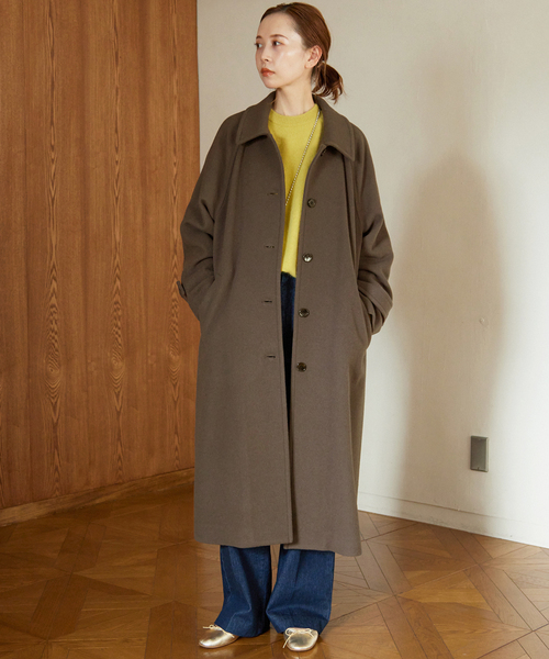 SLOBE IENA（スローブイエナ）の「ウールモッサステンカラーコート