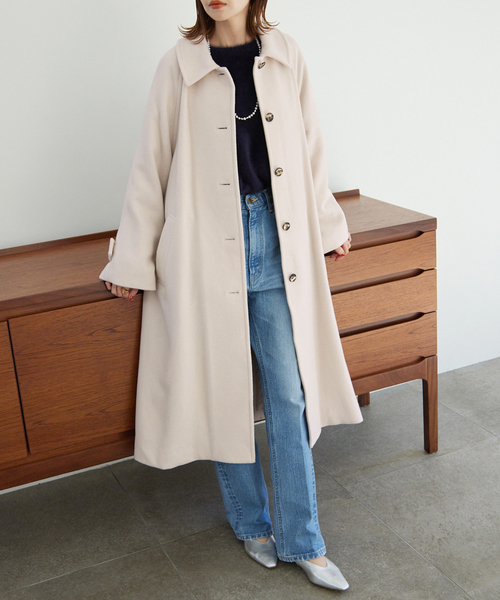 SLOBE IENA（スローブイエナ）の「ウールモッサステンカラーコート