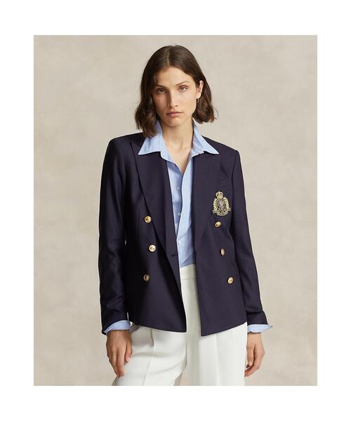 ダブルブレステッド クレスト ブレザー（テーラードジャケット）｜POLO