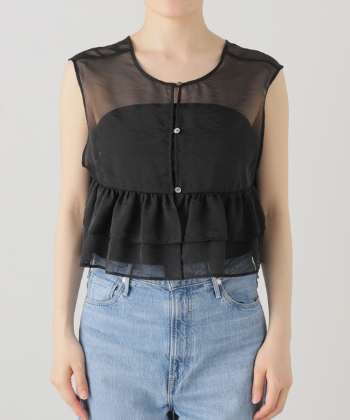 JOURNAL STANDARD（ジャーナルスタンダード）の「シアーフリルブラウス