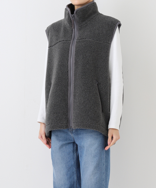 FRAMeWORK（フレームワーク）の「ウールボアベスト（ブルゾン）」 - WEAR