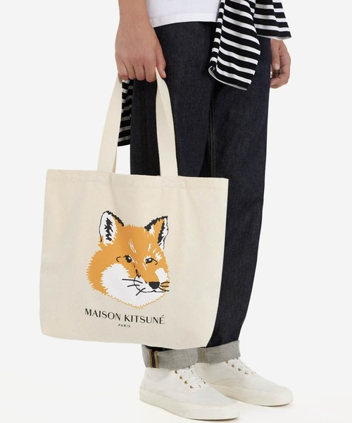 TOTE BAG FOX HEAD（トートバッグ）｜Maison Kitsune（メゾンキツネ
