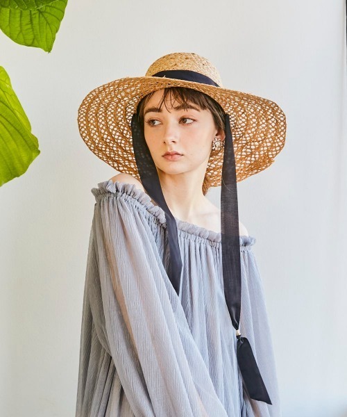 Chapeau d' O（シャポードオー）の「Chapeau d' O Raffia Lace