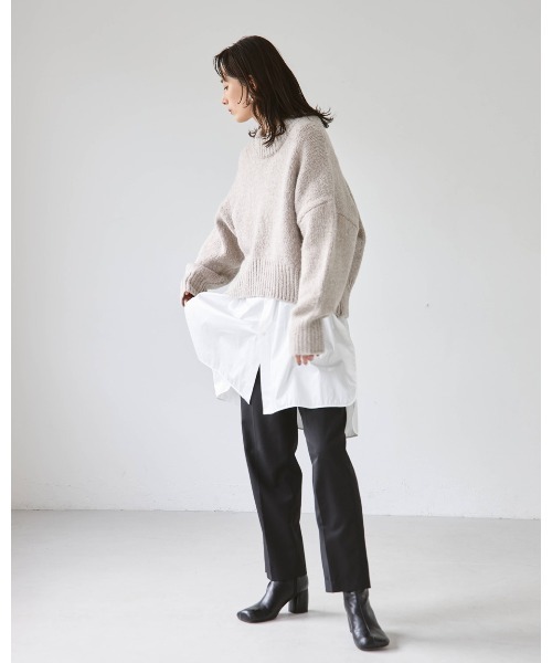 TODAYFUL（トゥデイフル）の「スタンドカラーオーバーシャツ（シャツ