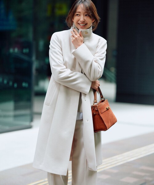 セール】ウールカシミヤビーバー スタンドカラー コート（その他