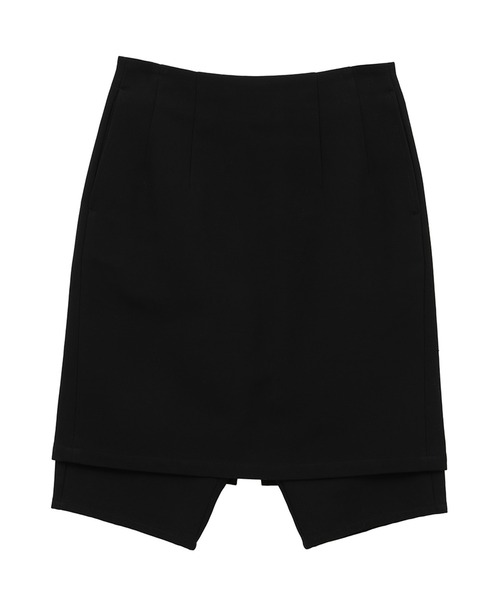 CLANE（クラネ）の「SHORT PANTS LAYERED SKIRT（スカート）」 - WEAR