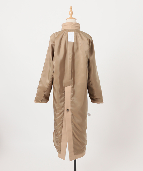 コットンダブルクロスハイネックロングコート（その他アウター