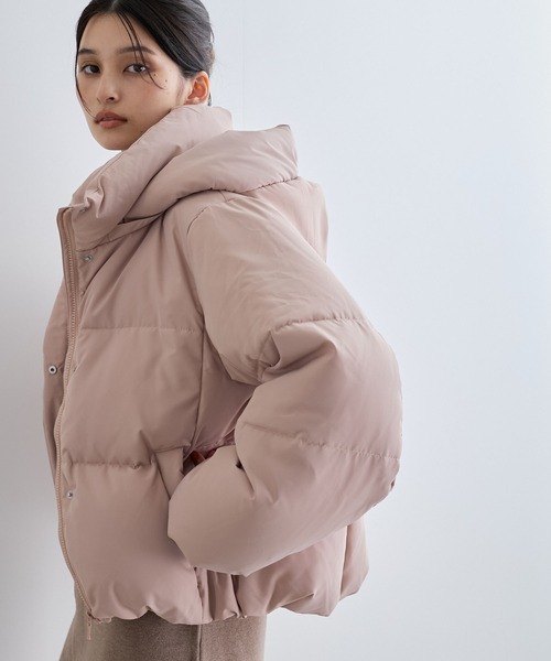 VIS（ビス）の「【撥水】【Green Down】フード取り外しダウン