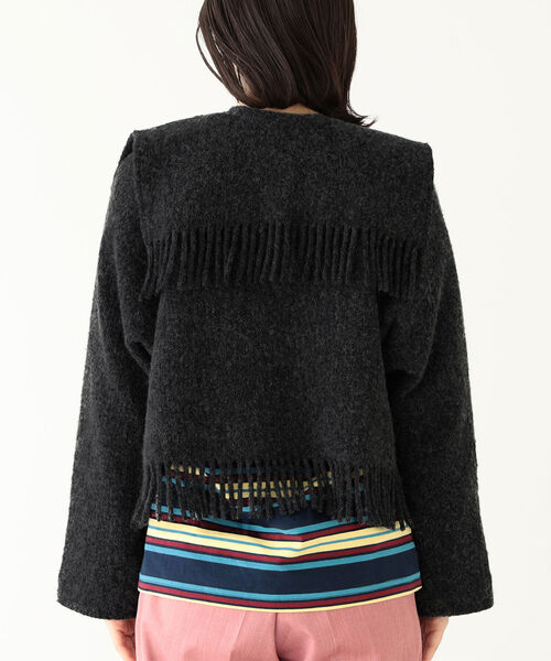 BEAMS BOY（ビームスボーイ）の「BEAMS BOY / フリンジ デタッチカラー