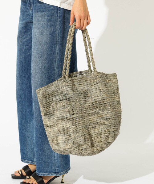 MADE IN MADA /メイドインマダ】ALICE MM BAG：ラフィアバッグ（かご