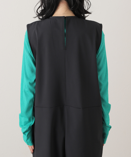 FRAMeWORK（フレームワーク）の「Vネックオールインワン（つなぎ