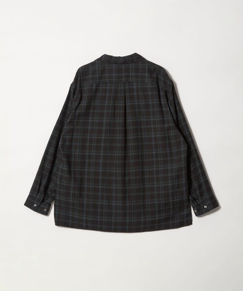 セール】＜Steven Alan＞ ネル マドラスチェック オープンカラー