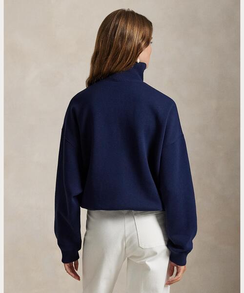 リブトリム モックネック プルオーバー（その他トップス）｜POLO RALPH