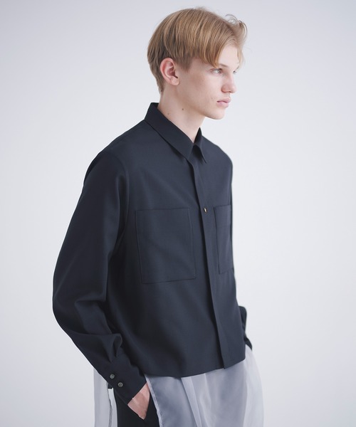 CULLNI（クルニ）の「24-SS-032 / Tropical Twill Square Pocket Shirt