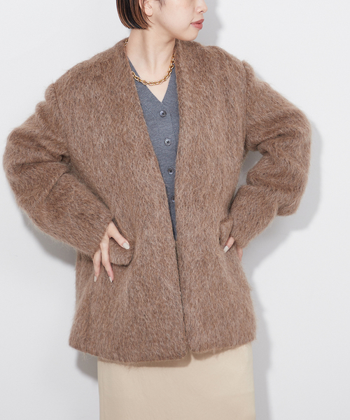 plage（プラージュ）の「【R'IAM】シャギー コートジャケット（その他