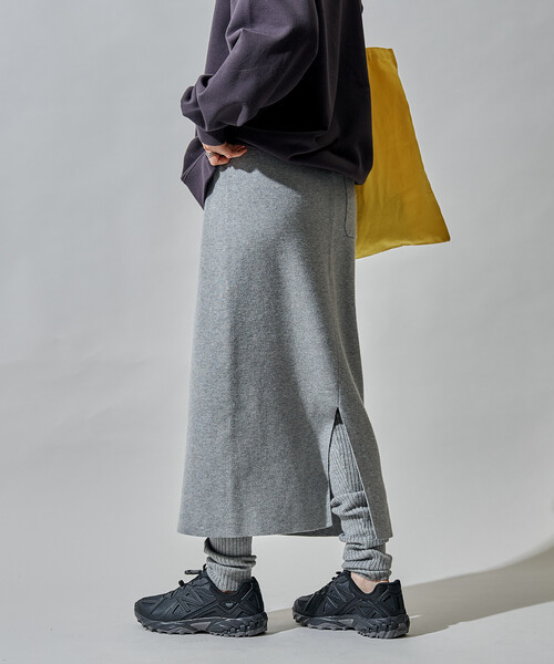 セール】ニットスカート レギンス ドッキングセット（スカート