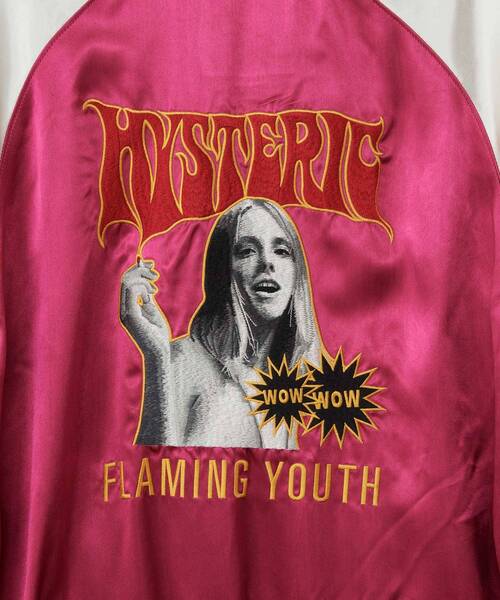 FLAMING YOUTH刺繍 スカジャン（ブルゾン）｜HYSTERIC GLAMOUR