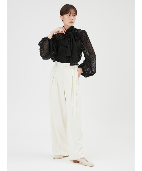 FRAY I.D（フレイアイディー）の「MIXファブリックシアーボウタイ