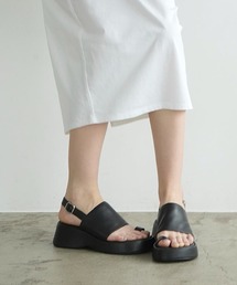 CLANE（クラネ）の「CURVED DESIGN SANDALS（サンダル）」 - WEAR