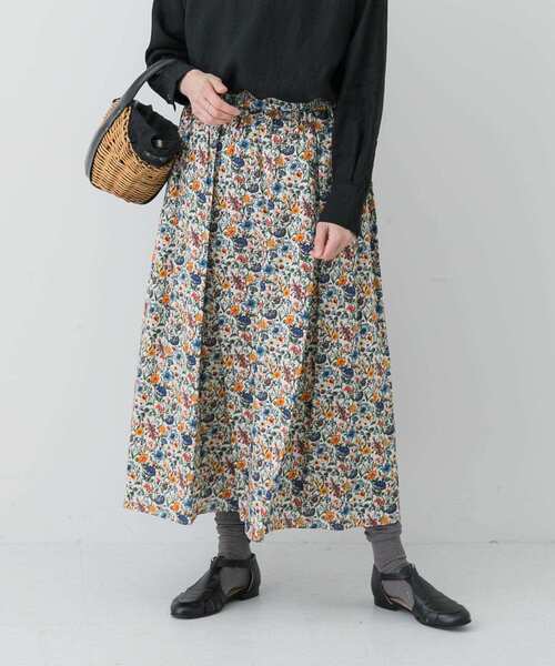 かぐれ（カグレ）の「リバティプリントスカート（スカート）」 - WEAR