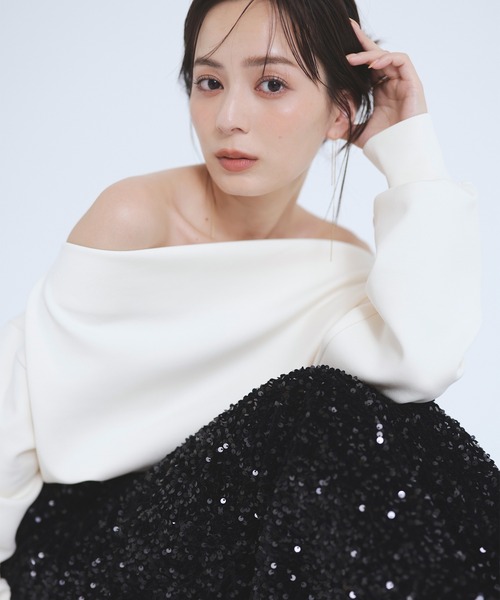 フォルムスウェットトップス（スウェット）｜anuans（アニュアンス）の