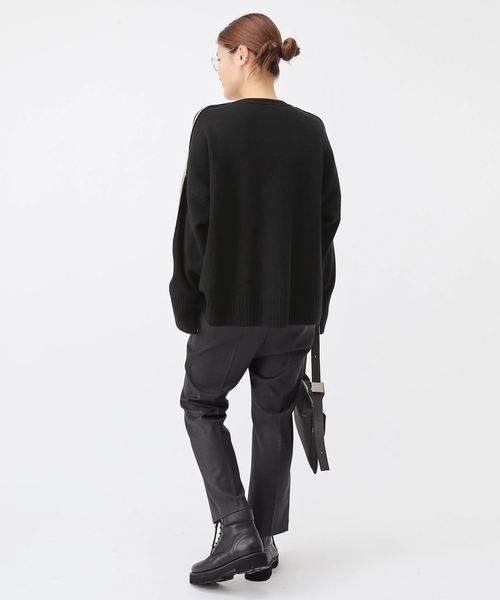 AP STUDIO（エーピーストゥディオ）の「ラインニットプルオーバー