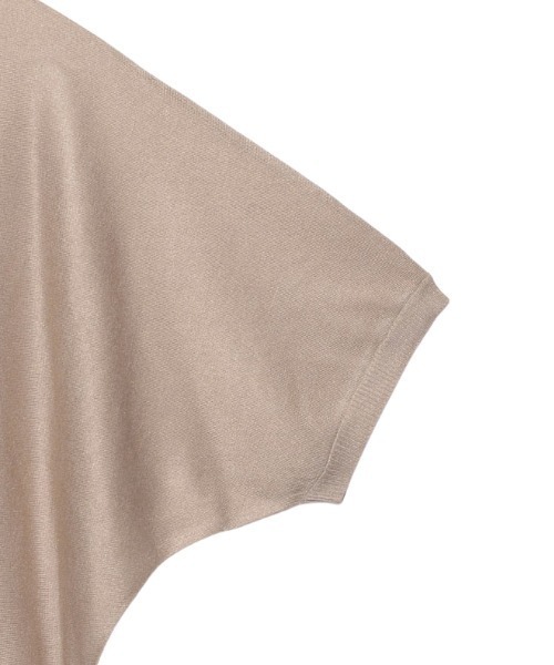 anuans（アニュアンス）の「シアーニットボウタイトップス（シャツ