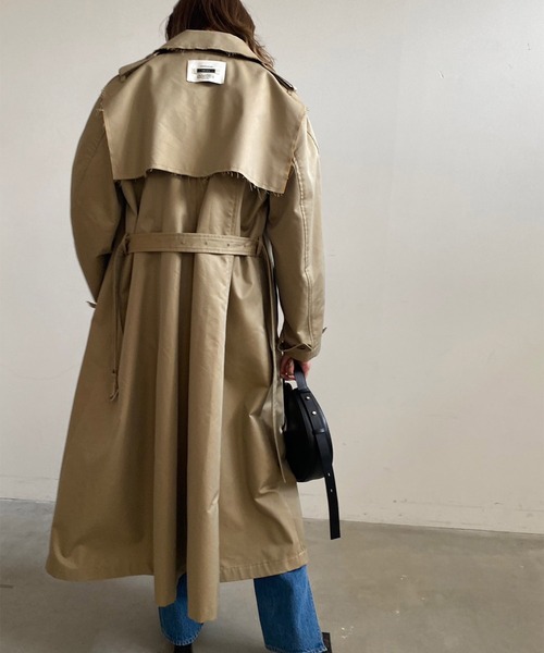 Ameri（アメリ）の「CUT OFF CHAMBRAY TRENCH COAT（トレンチコート
