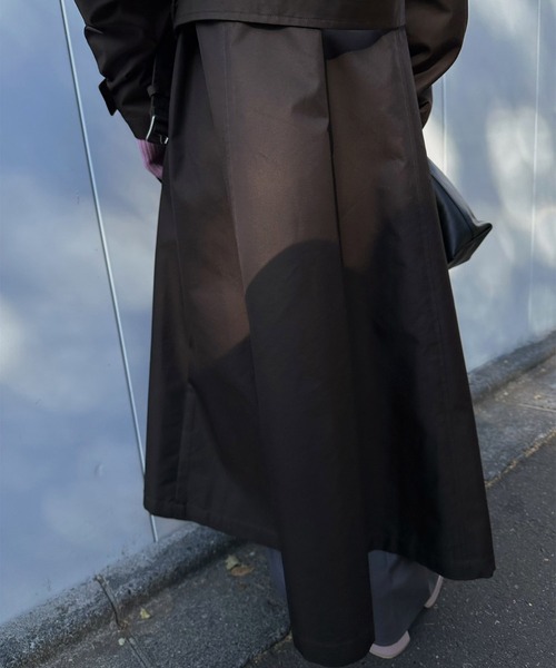 Ameri（アメリ）の「CUT OFF CHAMBRAY TRENCH COAT（トレンチコート