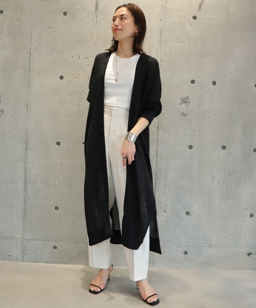 Chaos（カオス）の「リコリネンロングカーディガン（カーディガン