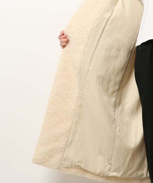 CASA FLINE（カーサフライン）の「ボアウールロングコート（その他