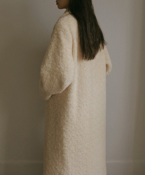CASA FLINE（カーサフライン）の「ボアウールロングコート（その他