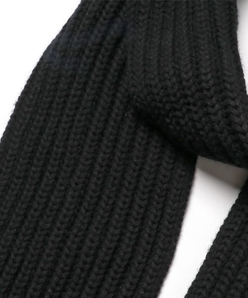 CORGI（コーギ）の「Corgi カシミヤリブニットマフラー（マフラー