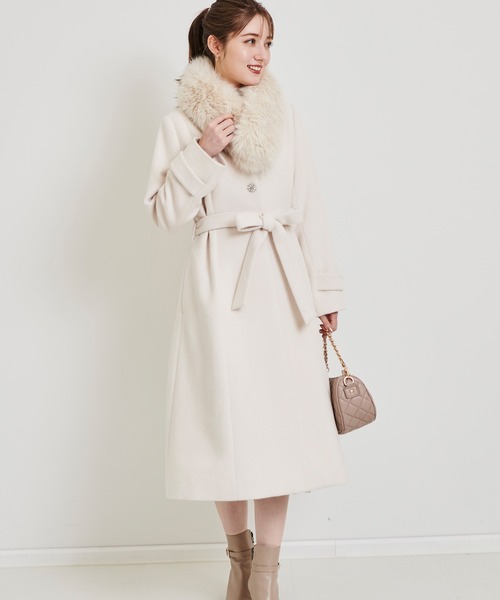 LAISSE PASSE（レッセパッセ）の「【尾州織】プリンセスフレアーコート