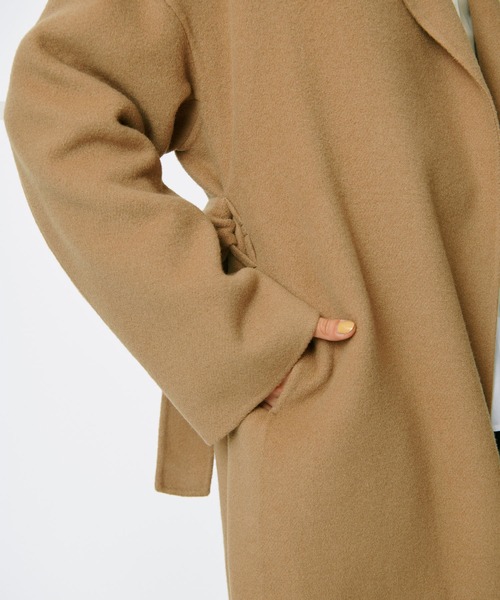 N.O.R.C（ノーク）の「ベルテッドミドル丈リバーコート（その他