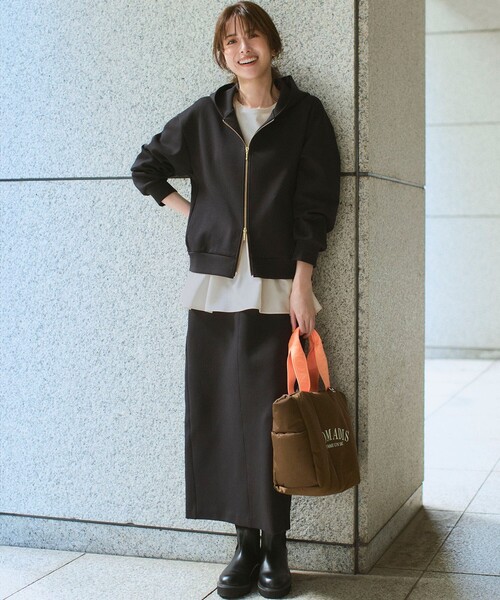 セール】【洗える】コットンエアーダンボール Iライン スカート