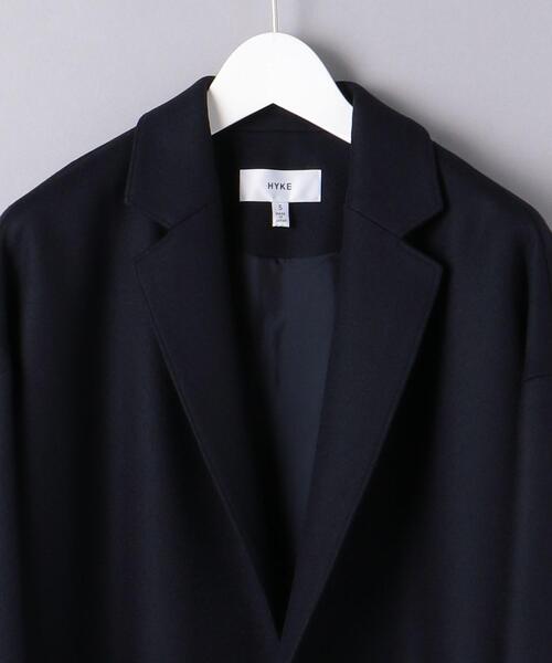 HYKE（ハイク）の「＜HYKE（ハイク）＞ ウール ショップコート