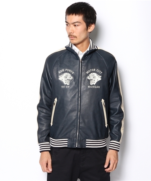 HYSTERIC GLAMOUR（ヒステリックグラマー）の「ラムレザースカジャン